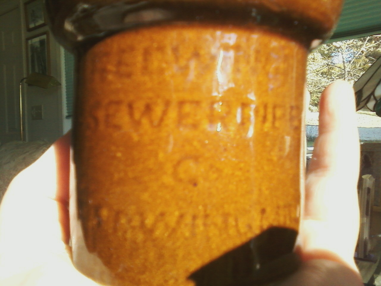 Sewer Pipe Sample Red Wing Collectors Society Red Wing Pottery